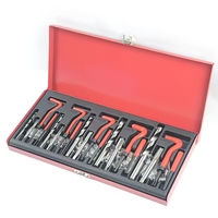 Kit de réparation de filetage 131 pièces M5 - M12 Ensemble de réparation de filetage pour la coupe de filetage
