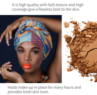 Maquillage de marque privée 12 couleurs portant la poudre pressée mate sans huile Palette maquillage fond de teint et poudre à couverture complète