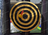 Cible gonflable de lancer de hache à une voie pour événements extérieurs/intérieurs/jeux de cour/écoles/événements d'équipe, avec souffleur, idéale pour le divertissement et les fêtes foraines