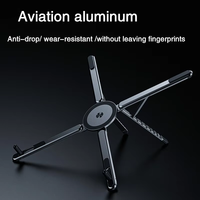 Nouveau support de produits technologiques créatifs, support pour ordinateur portable, 5 en 1, universel, rotation à 360°, en alliage d'aluminium E05, magnétique, pour bureau, voyage