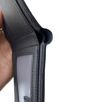 Grosir langsung dari Cina PU kulit pria dompet dengan fitur RFID anti-maling terbuka penutupan pola benang harga murah