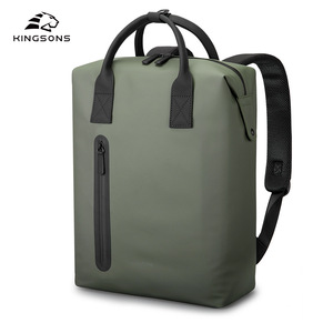 Kingsons Laptop Backpack Water Resistant Lightweight Durable Women's Everyday Use Solid Color Handle Design - Product Image 3