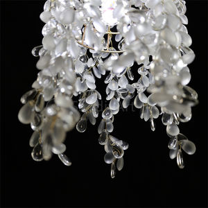 עיצוב מודרני ברור עם מיטה צבע לבן חדר מיטה חדר קריסטל תליון - Product Image 2