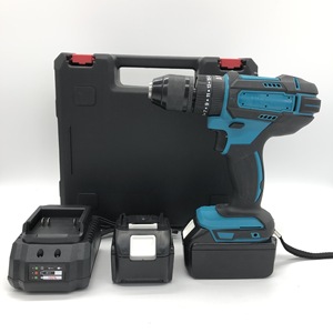 Taladro <span class=keywords><strong>Percutor</strong></span> Rotatorio Inalámbrico con Batería de Iones de Litio Industrial, Taladro Eléctrico Multifunción, Destornillador Eléctrico de 13 mm - Product Image 6