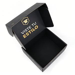 Boîtes d'expédition pour vêtements T-shirt, emballages e-commerce, boîtes en carton ondulé E-flute, boîtes d'expédition auto-scellantes, fabricant sur mesure - Product Image 2