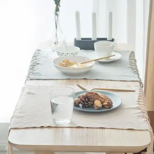 各种尺寸和颜色的Hlmc棉可洗针织手工钩针咖啡餐垫杯垫厨房桌垫