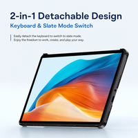 Tablette 2-en-1 avec clavier, processeur Intel Core I3-6500Y double cœur, 8 Go + 256 Go, Windows 11, écran IPS, Wi-Fi 6, USB-C, design fin