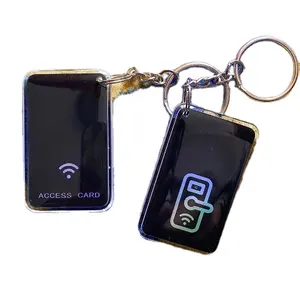 13.56MHz IC M1 S50 Keyfobs Tags Access Control System Kit RFID Key Finder Card Token Attendance Keychaingeable Writable