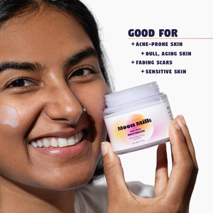 Mặt Trăng Sữa Ốc Mucin Kem Dưỡng Ẩm Gel Kem Lá Da Sáng Ốc Mucin Huyết Thanh Kem Bổ Sung - Product Image 3