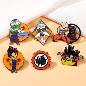 Bán Buôn Kim Loại Pins Phim Hoạt Hình Huy Hiệu Trò Chơi Cổ Điển Hình Đường Phố Máy Bay Chiến Đấu Pin Tùy Chỉnh Khảm Men Pin - Product Image 5