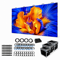 Écran LED de location 500x500mm P3.91 avec protection GOB, certifié CE RoHS FCC, pour scène extérieure et festival