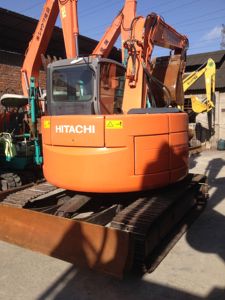 Excavadora Hitachi ZX 75US usada original casi nueva de Japón, excavadora hidráulica de segunda mano en stock para la venta - Product Image 5