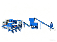 Ligne de production entièrement automatique de recyclage du cuivre 800 kg/h, usine de granulation de fil de cuivre automobile à grande échelle, solution personnalisée