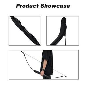 Handmade Truyền Thống Mỹ 30-40 Lbs Đen Săn Bắn <span class=keywords><strong>Bow</strong></span> <span class=keywords><strong>Recurve</strong></span> <span class=keywords><strong>Bow</strong></span> Cho Thể Thao Và Mục Tiêu Thực Hành Bắn Cung Thiết Bị - Product Image 5