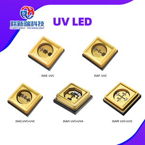 Luz LED UV de Alta Potencia 3W <span class=keywords><strong>5W</strong></span> 10W con Lente de Cuarzo, Chip 3535 6565 6868 SMD 365nm 385nm 395nm 405nm 415nm para Curado e Impresión - Product Image 4