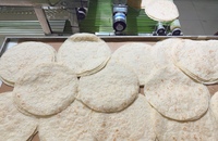 Ligne de production de tortillas et tacos numériques en acier inoxydable pour boulangerie