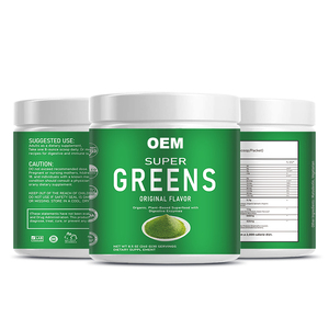 ODM علامة خاصة مسحوق خضر عضوي فائق الفيتامينات يدعم المناعة منتج سوبرفوودس أخضر مزيج الفيتامينات - Product Image 2