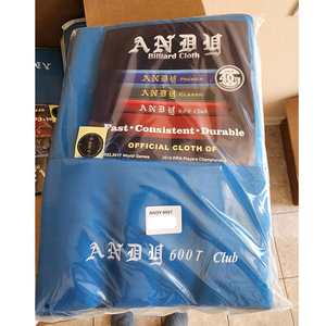 Paño de <span class=keywords><strong>Billar</strong></span> de Primera Calidad, Serie Andy 600T, Impermeable, Multicolor, de Alta Velocidad, para Mesa de <span class=keywords><strong>Billar</strong></span> de 8 y 9 Pies - Product Image 3