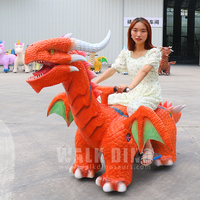 Scooter Électrique Thème Dinosaure Pterosaure pour Parc d'Attractions, Utilisation Intérieure/Extérieure, Aéroport, Espaces Publics, Télécommandé