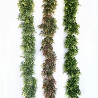 Ventes directes d'usine vert de haute qualité 1.8m gros Faux plastique artificiel plantes de verdure vigne