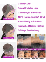 Pelucas de Cabello Humano Liso Natural Vietnamita al por Mayor 13x6 13x4 Sin Pegamento con Encaje Frontal para Mujeres Negras, Cabello Pre-Cortado
