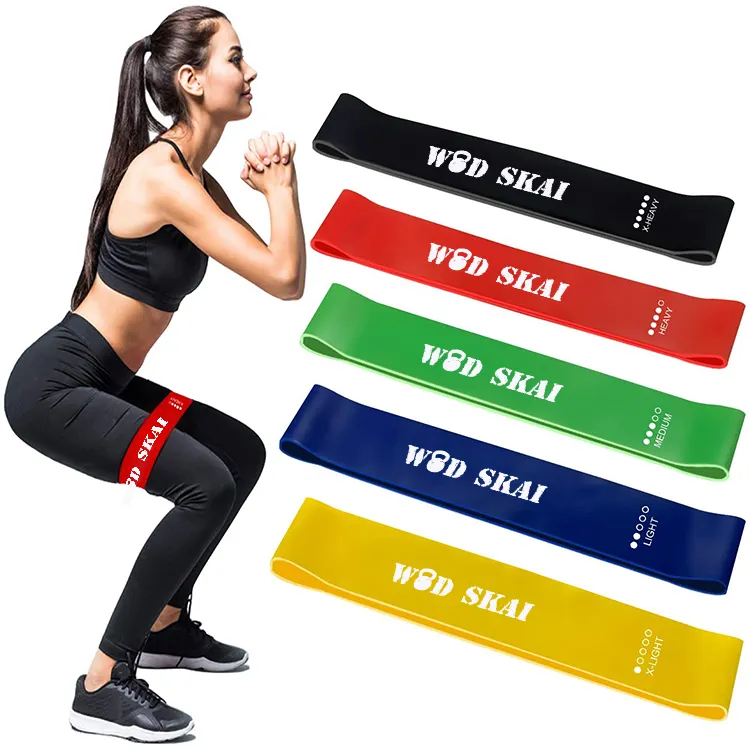 Eco-Vriendelijke Sportschool Fitness Sport Latex Mini Lus 5 Weerstandsband