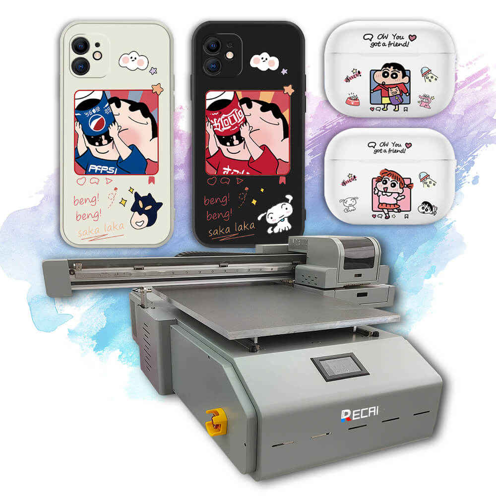 Jingrecai — imprimante UV 9060 rapide à plat, impression rapide de cartes de visite, de mariage, avec têtes XP800
