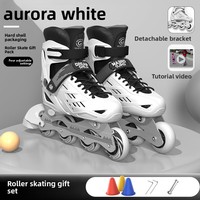 Patins à roulettes en fibre de carbone légers, respirants, imperméables, pour adultes et enfants, pour la course et le slalom