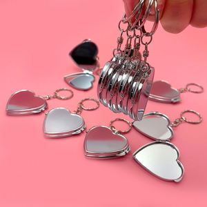 Portable Keychain Makeup <b>Mirror</b> Cute Promotional Keychains Accessories Pocket <b>Mirrors</b> Keychain - Product Image 5