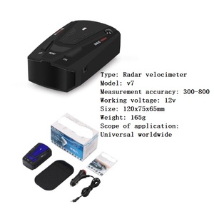 Radar electrónico V7 para medir la velocidad, instrumento móvil para detectar radar de velocidad en coches, Reino Unido y Rusia - Product Image 2