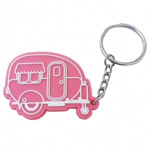 Wholesale Custom Car-Shaped Soft Rubber PVC Keychain 2D/3D Design Personalized with Your Logo Name - Product Image 5