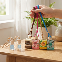 Diffuseur de parfum pour voiture, flacon vide pour diffuseur de parfum, diffuseurs de voiture suspendus, flacon vide avec boîte