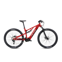 Vente flash Vélo électrique à moteur central 500W 48V 13Ah Suspension intégrale Homme 27,5 pouces Vélo de montagne électrique