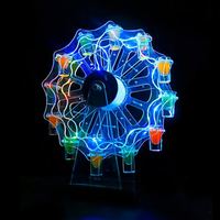 Bar Discothèques Fournitures LED Lumineux Charge Bullet Porte-Gobelet Cocktail Porte-Gobelet 12 Trous Grande Roue Tasse Rack Shot Tray