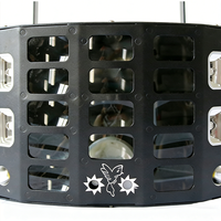Luz Láser de Escenario con Efecto Mariposa 5 en 1, Luz de Discoteca LED con Control Remoto, la Mejor de Fábrica