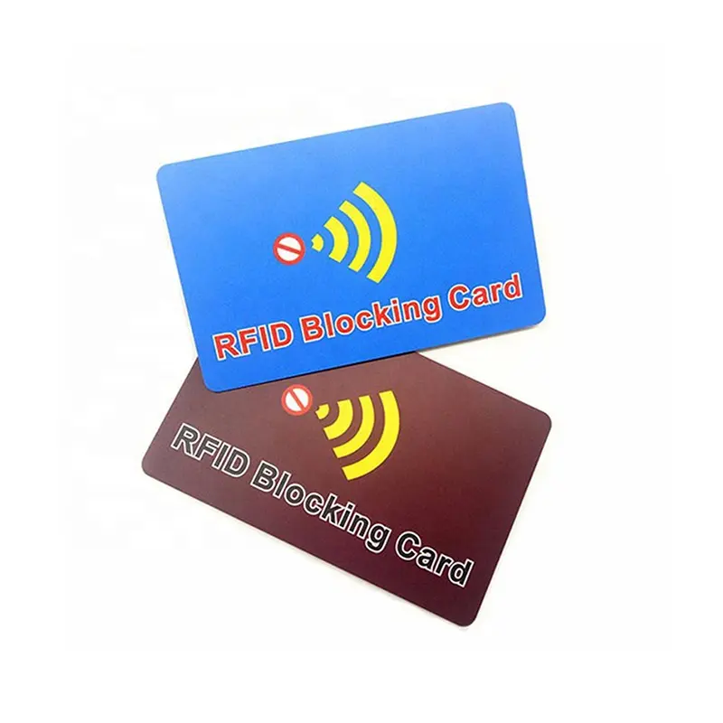 Diverse carte di credito protector RFID blocker efficiente carta di blocco