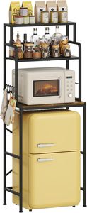 Nouvelle étagère de rangement 2026 pour mini-réfrigérateur, cuisine, bar, étagère de boulanger, étagère pour four à micro-ondes et mini-réfrigérateur - Product Image 2