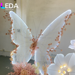 งานศิลปะผีเสื้อทำมือ LEDA สำหรับตกแต่งฉากหลังงานแต่งงาน งานแสดงสินค้าในห้างสรรพสินค้า และตกแต่งฉากถ่ายรูปงานปาร์ตี้ - Product Image 6