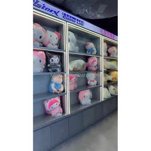 Présentoir de boutique de cadeaux à griffes au détail Magasin de poupées jouet personnalisé Boutique Meubles Éclairage LED Vitrine de magasin de figurines d'<span class=keywords><strong>action</strong></span> - Product Image 4