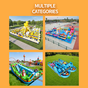 <span class=keywords><strong>Aire</strong></span> <span class=keywords><strong>de</strong></span> jeux <span class=keywords><strong>gonflable</strong></span> amusante avec toboggan et château <span class=keywords><strong>gonflable</strong></span> pour événements en plein air et usage commercial, offrant un divertissement ultime - Product Image 6