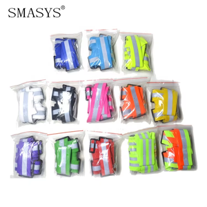 Chaleco <span class=keywords><strong>de</strong></span> <span class=keywords><strong>Seguridad</strong></span> Deportivo SMASYS ANSI <span class=keywords><strong>de</strong></span> Alta Visibilidad, Protección Nocturna Reflectante, Talla Ajustable para Correr, Venta al Por Mayor - Product Image 6