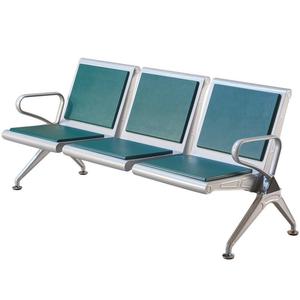 Sillas de espera Zhongfei Landa de 4 plazas de acero inoxidable con reposabrazos para uso público en aeropuertos y estaciones - Product Image 3