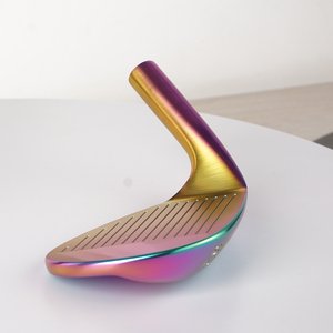 Logo personnalisé Clubs de <span class=keywords><strong>golf</strong></span> à face de fraisage complète tangage de sable 60 70 72 degrés cale arc-en-ciel manche en acier - Product Image 5