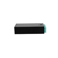Penjualan Langsung Pabrik Huiwei 24 Port 48 Core LC Multimode OM3 Kotak Terminal Panel Patch Fiber Optik Desktop