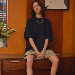 Maglietta da uomo con stampa digitale squadrata pesante corta girocollo oversize 100% cotone tutto il giorno che attira gli occhi - Product Image 1