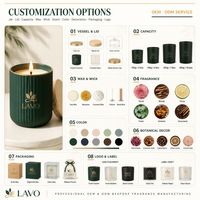 Bougie artisanale personnalisée en cire de soja en forme de cœur, dans un bocal en verre, décoration d'intérieur, cadeau de Thanksgiving, étiquette privée, parfumée, avec logo.