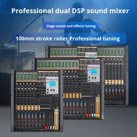 Mélangeur de réverbération double DSP série T-LDST 10 12 16 20 canaux pour la scène de conférence, la performance, USB, Bluetooth