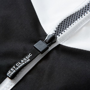Veste de sport unisexe légère et respirante à blocs de couleur, séchage rapide, polyester/nylon, pour la course, la gym et l'entraînement - Product Image 5