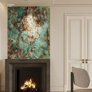 Yushi sang trọng Amazonit màu xanh lá cây quartzite bàn ăn nhà máy trực tiếp nhà biệt thự khách sạn tính năng tường Countertop - Product Image 4