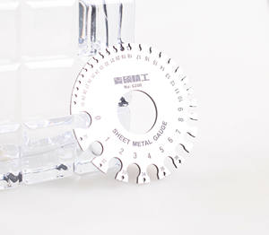 Двусторонний измеритель/сварочный манометр из цветной стали, 0-36, американский стандарт (AWG) и SAE - Product Image 6